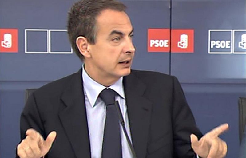 Zapatero: "Para llegar a la Moncloa hay que ganar en la Carrera de San Jerónimo y no en Estrasburgo"