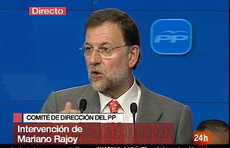 Rajoy: "Zapatero ha vuelto a mentir con los impuestos, es un castigo a las clases trabajadoras"
