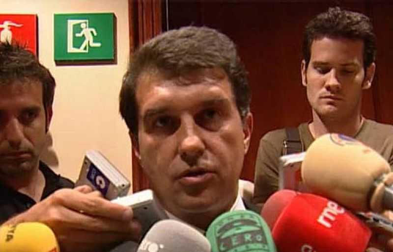 Laporta arremete contra los medios deportivos madrileños