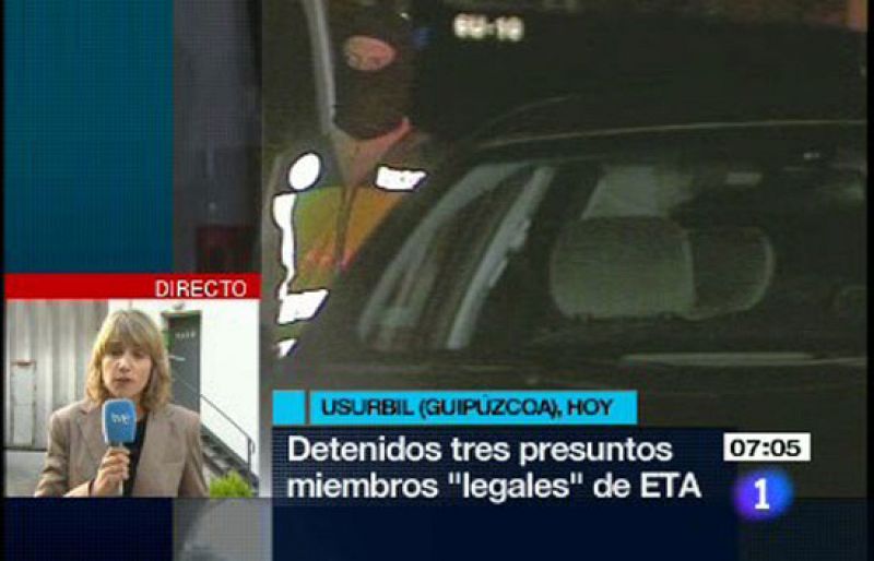 Detienen en Guipúzcoa a tres presuntos miembros de ETA sin fichar con 75 kilos de explosivos
