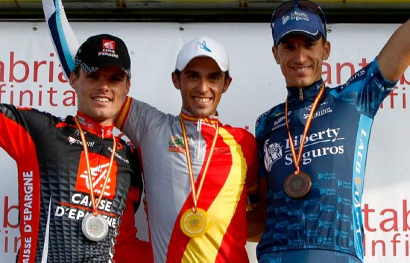 Contador, campeón de España contrarreloj