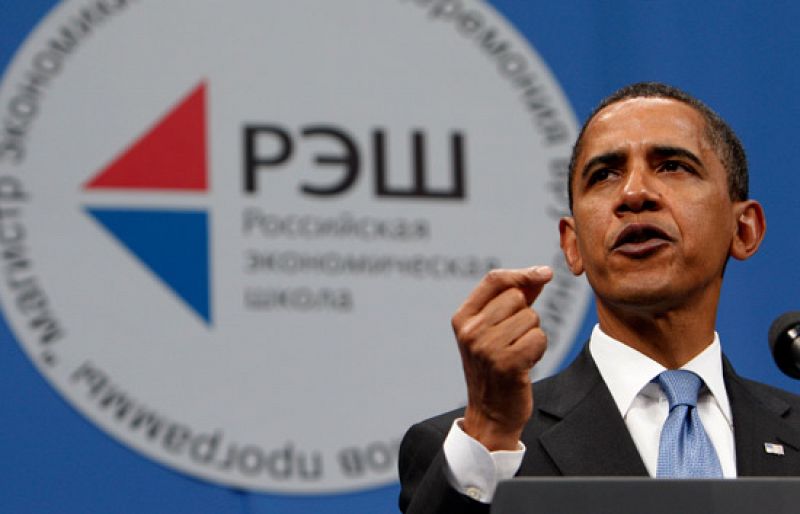 Obama quiere una Rusia "fuerte, pacífica y próspera" que ocupe su lugar como "gran potencia"