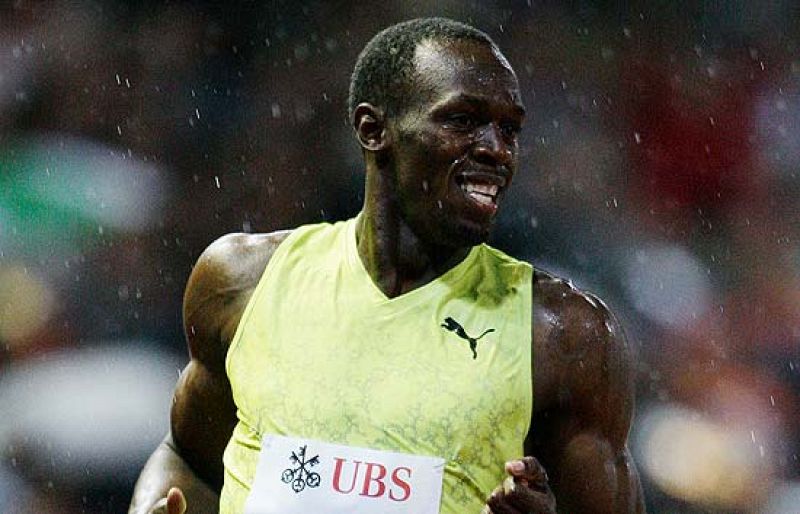 Exhibición de Usain Bolt en Lausana