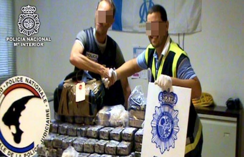 Una operación policial hispano-francesa se incauta de 92 kilos de heroína, el mayor alijo del año