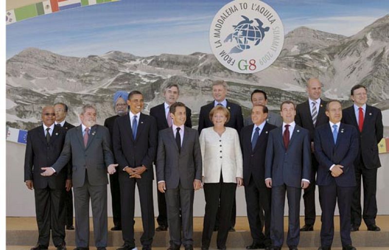 Los países emergentes se unen a los ricos del G-8 para luchar contra el cambio climático y cerrar Doha