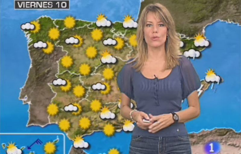 Chubascos y tormentas en el área del Mediterráneo