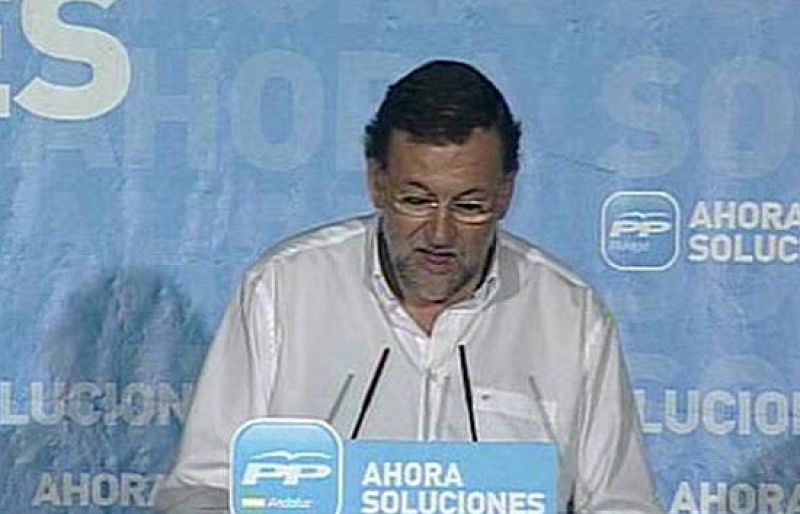 Rajoy acusa al Gobierno de organizar una "subasta" de dinero público para pactar la financiación