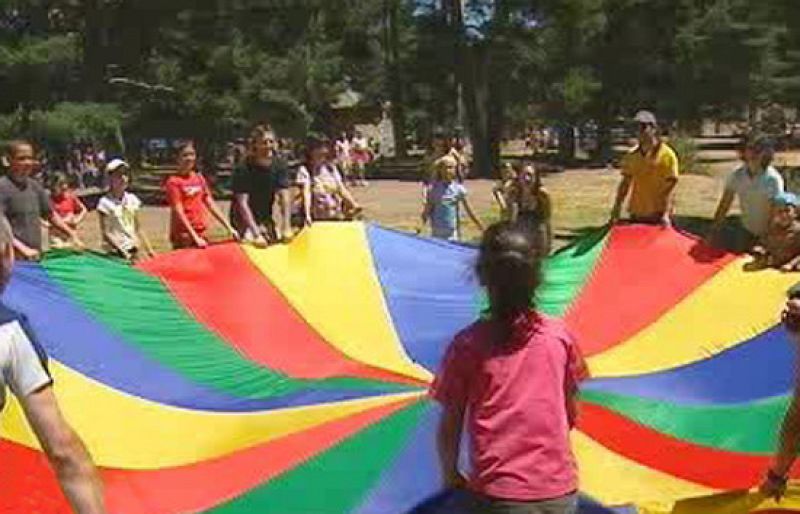 Día de padres en el campamento
