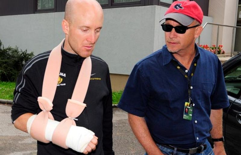 Leipheimer, operado de su muñeca