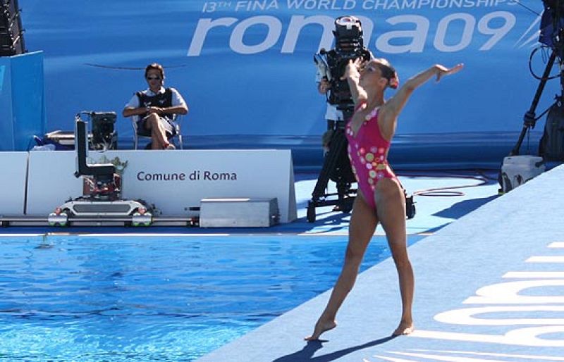 Mengual coge plaza para la final de rutina técnica