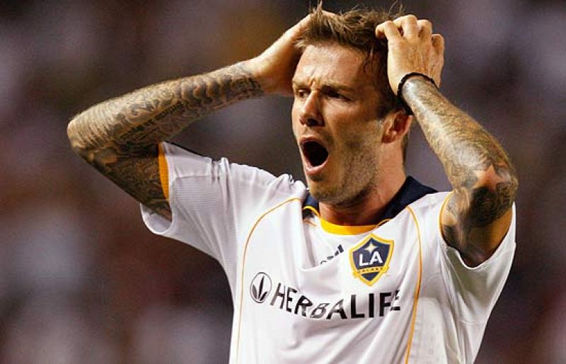 Beckham, abucheado por su público de Los Angeles