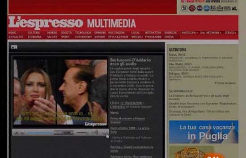Hacen públicas grabaciones de conversaciones entre Berlusconi y una prostituta