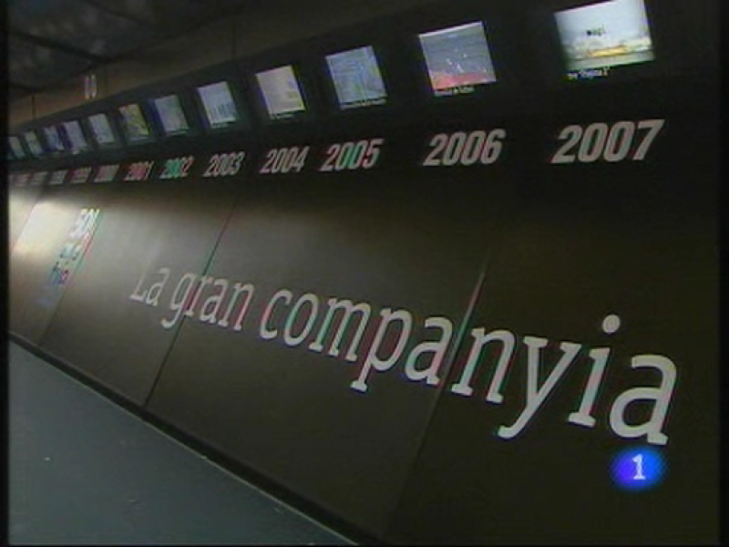 Els lleidatans recorden mig segle d'història a les imatges de la mostra "instal·lació urbana 50 monitors" de TVE Catalunya
