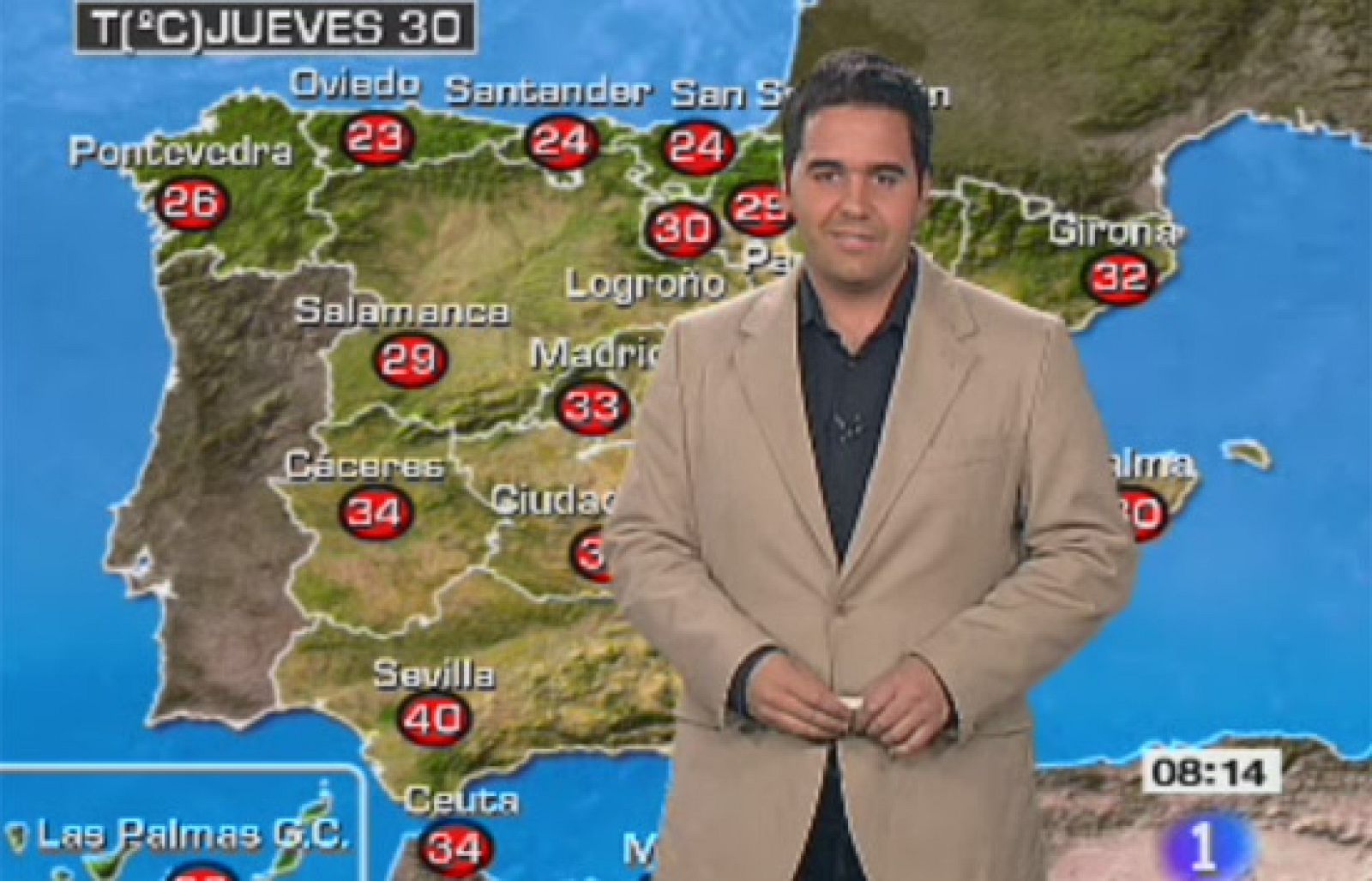 Altas temperaturas en el sur peninsular y Canarias