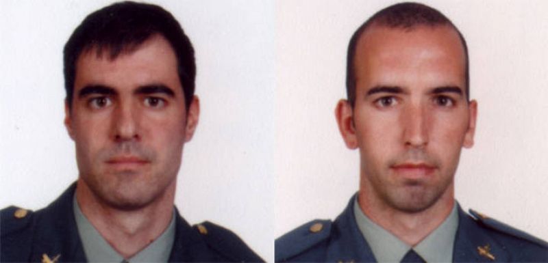 Carlos Sáenz de Tejada y Diego Salva Lezaun, dos recién llegados a la Guardia Civil