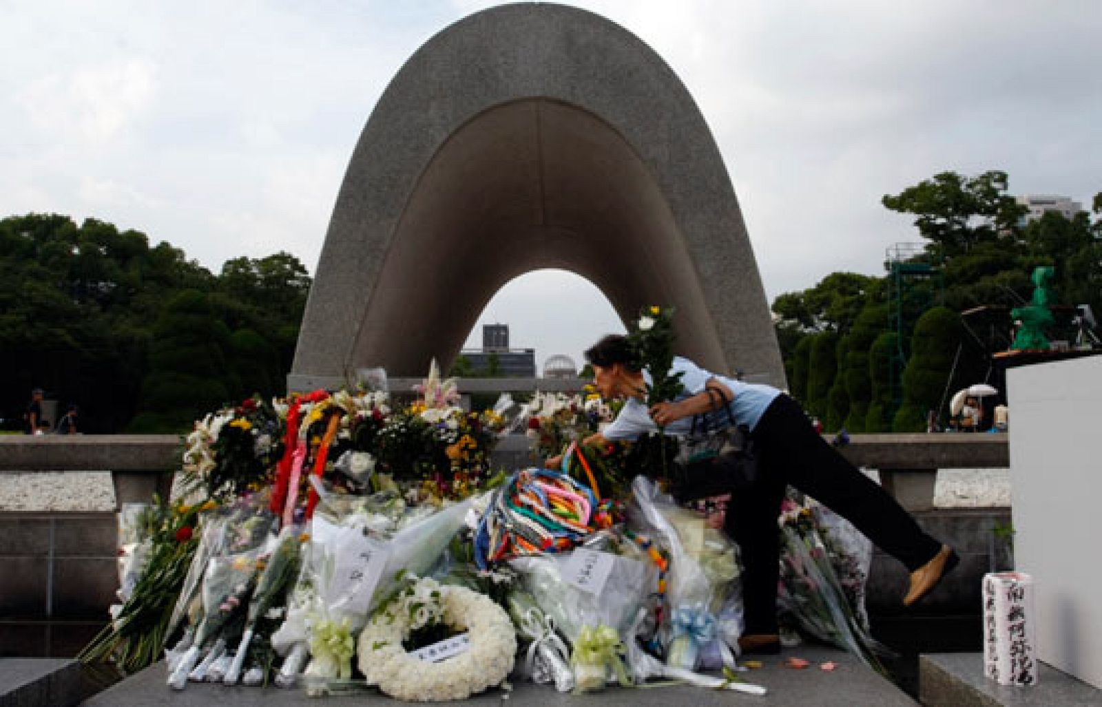 Hiroshima recuerda a las víctimas de la boma atómica