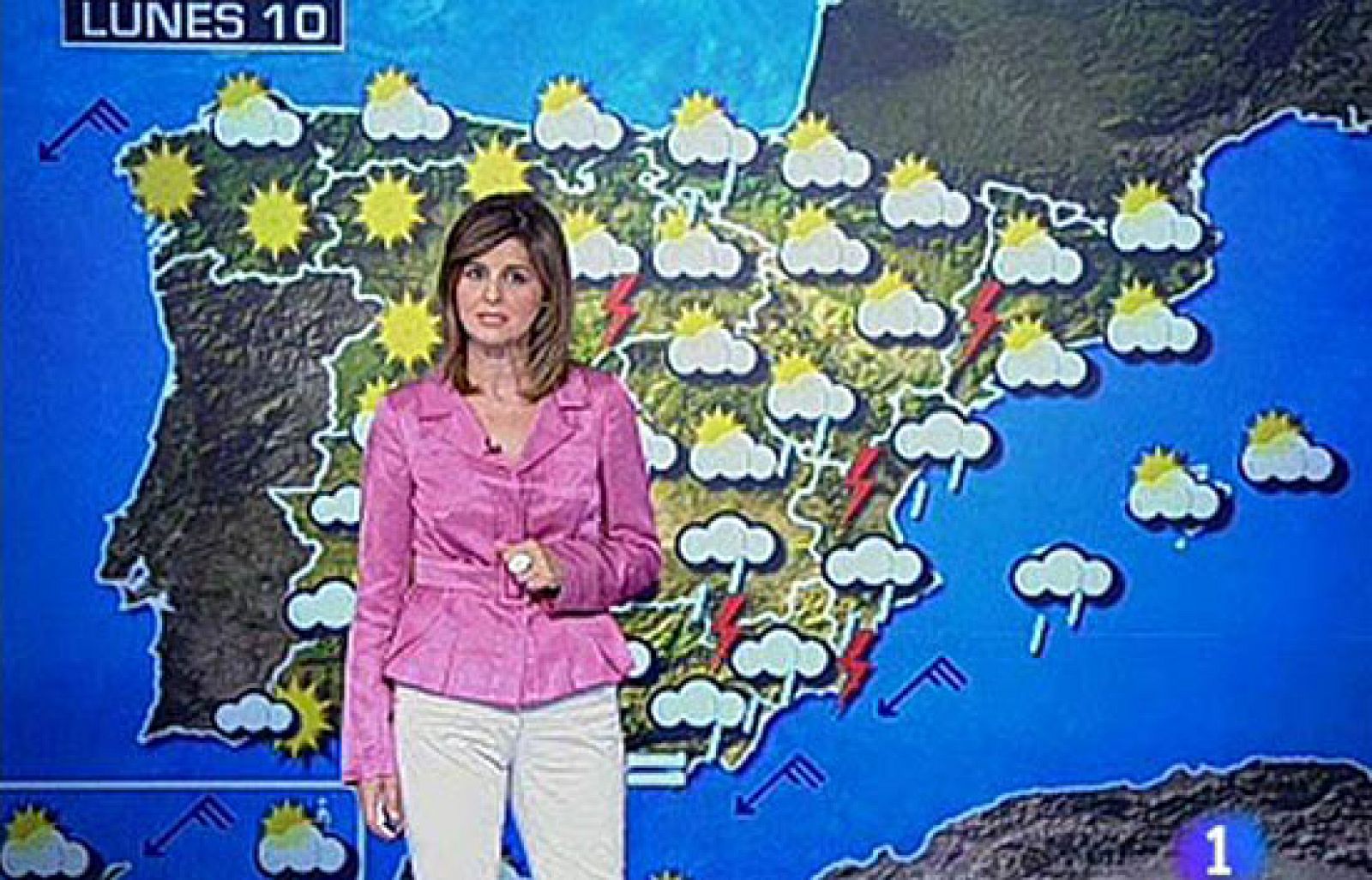 Pocos cambios en la jornada del lunes, en la que se mantendrá cierta inestabilidad y lluvias en el este peninsular. (09/08/09).