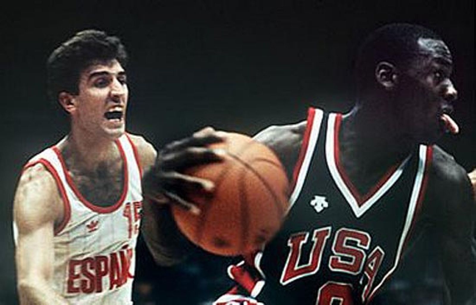 Últimos minutos de la final y entrega de la medalla de plata al equipo español en los Juegos Olímpicos de Los Ángeles 84