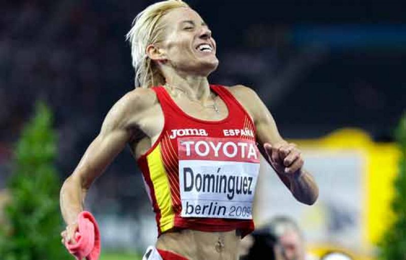 Marta Domínguez, oro en los 3.000 obstáculos