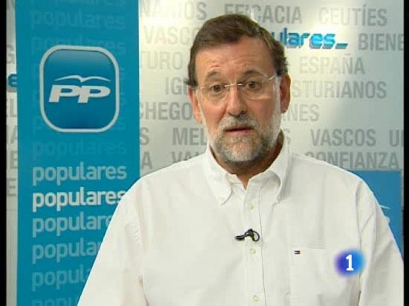 Rajoy expresa su apoyo al Gobierno en política antiterrorista "mientras mantenga" la línea actual