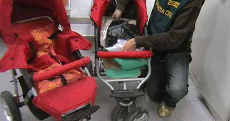 La Guardia Civil desarticula una red que utilizaba a bebés para introducir droga en España