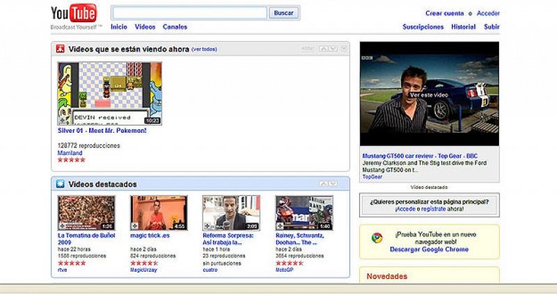 YouTube compartirá ingresos publicitarios con los que cuelguen los vídeos más vistos