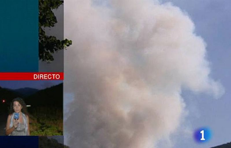 Declarado un incendio "de dimensiones importantes" en la zona riojana de Ezcaray