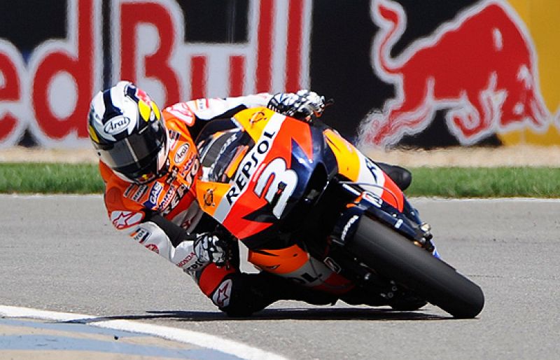 Pedrosa, sin rival en Indianapolis