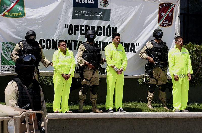 Capturan en el norte de México a cuatro narcotraficantes acusados de 211 asesinatos