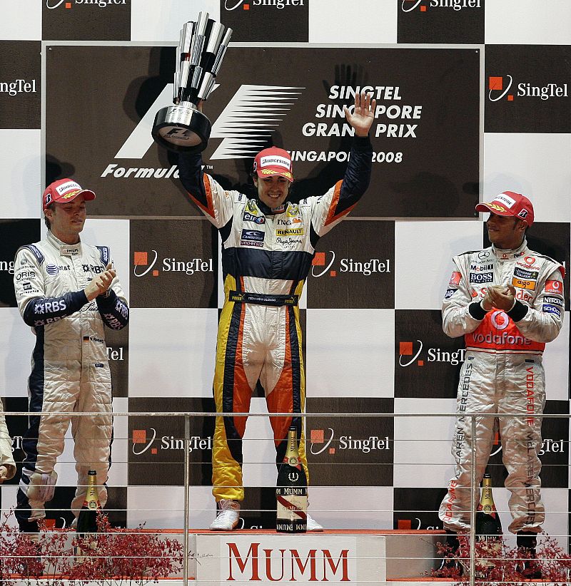 La FIA investiga la victoria de Alonso en Singapur en 2008