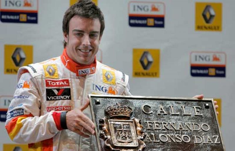 Fernando Alonso, una calle de Oviedo