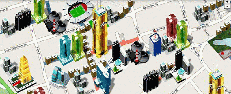 La versión 'online' del Monopoly se juega en el tablero de Google Maps