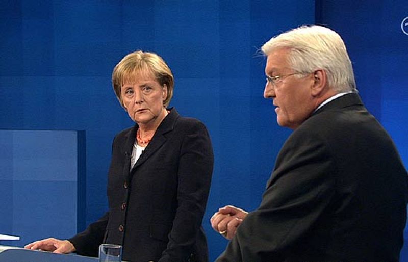 Merkel y Steinmeier, cara a cara sin reproches