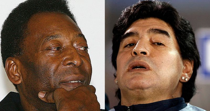 Pelé-Maradona: el duelo que nunca termina