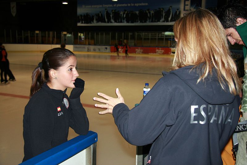 La patinadora Sonia Lafuente busca billete olímpico para Vancouver