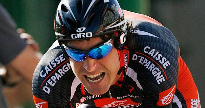 Iván Gutiérrez fuera del podio al ser quinto en la primera tanda de la 'crono'