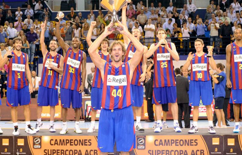 El Barça, supercampeón del baloncesto español