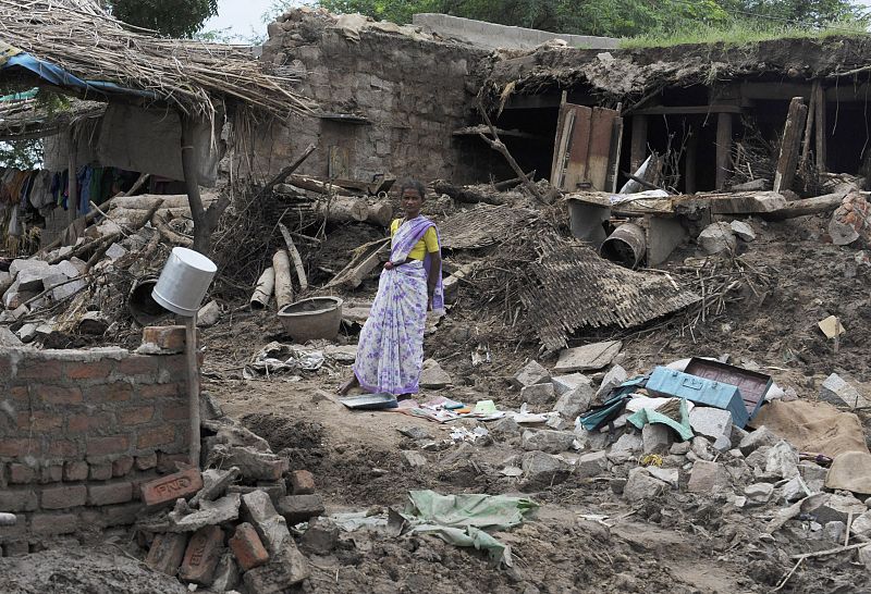Las inundaciones dejan en la India alrededor de 250 muertos y dos millones y medio de desplazados