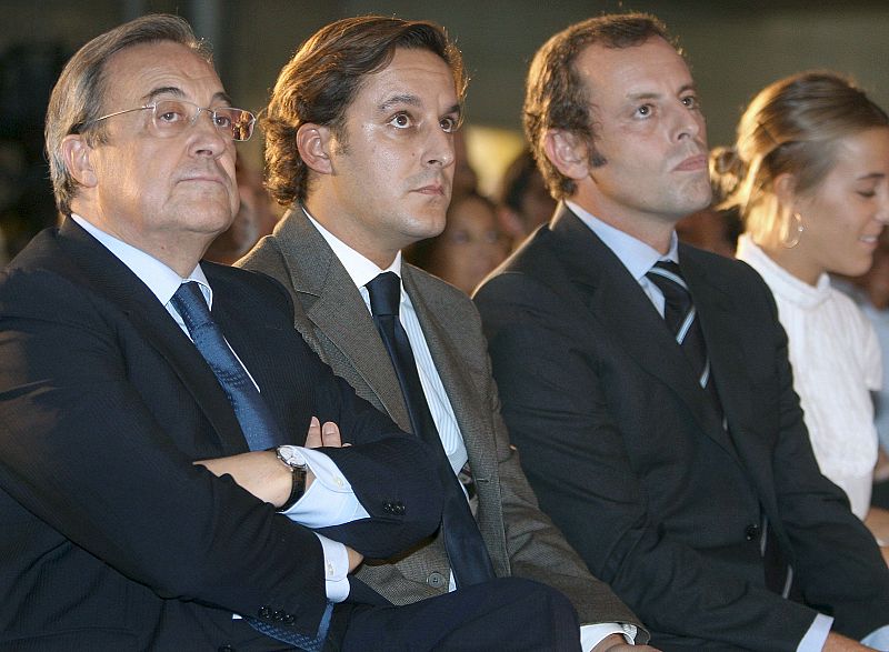 Sandro Rosell y Florentino Pérez, juntos
