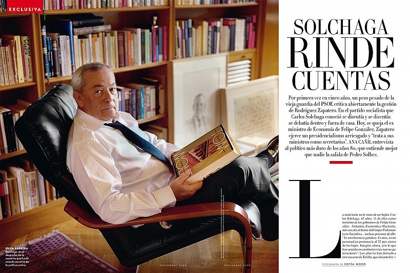 Solchaga, sobre Zapatero: "Yo me habría ido antes que Pedro Solbes"