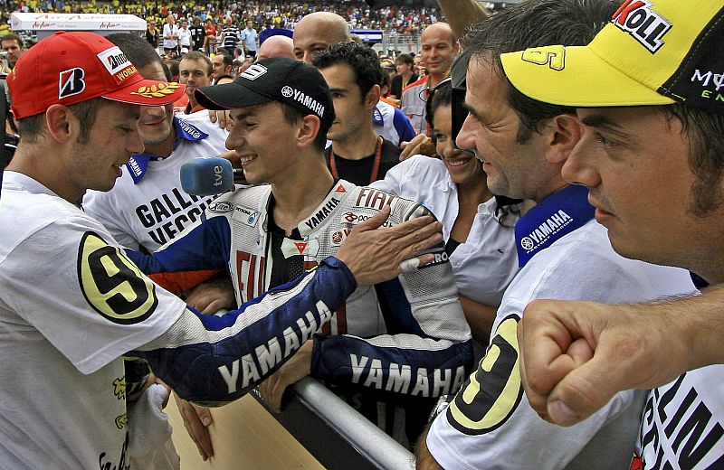 Valentino Rossi, experiencia contra juventud
