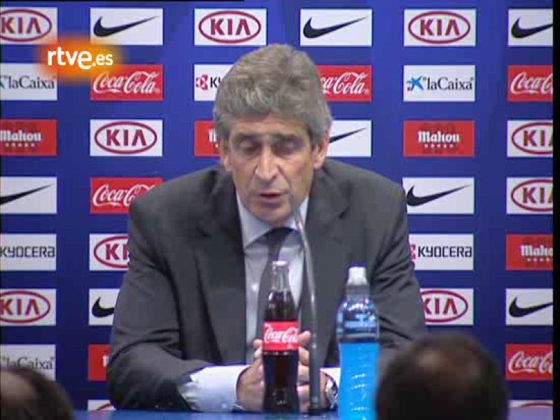 Pellegrini: "El marcador no refleja lo visto durante el partido"