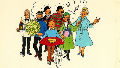 Tintín es huérfano desde hace 30 años