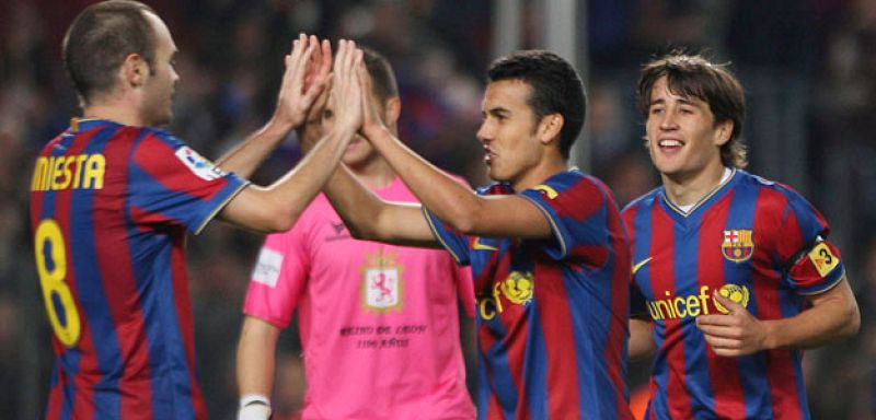 El Barça saca 'billete en primera' para los octavos