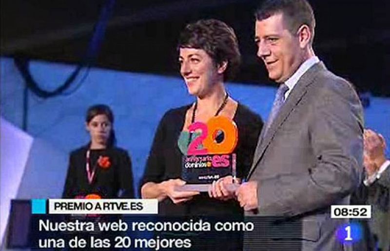 RTVE.es, premiada como una de las 20 mejores webs de los últimos 20 años