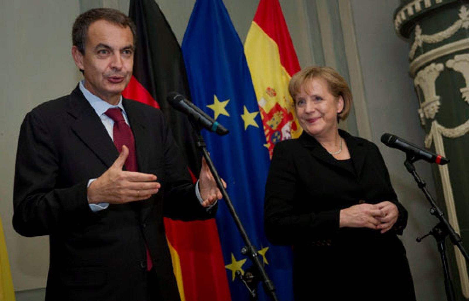 Zapatero concluye en Alemania la gira internacional que le ha llevado a Egipto, Grecia y Arabia Saudí | Ver