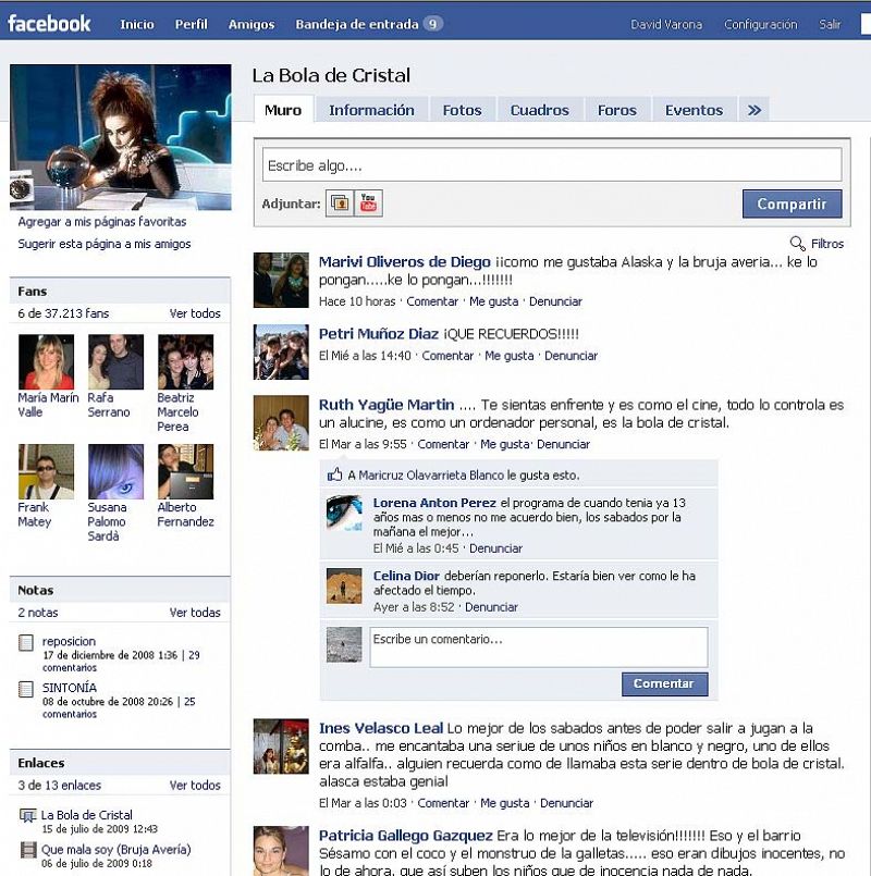 La Bola de Cristal, un fenómeno en las redes sociales