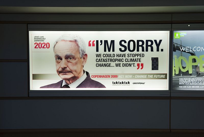 Greenpeace 'envejece' 10 años a los líderes políticos de cara a Copenhague