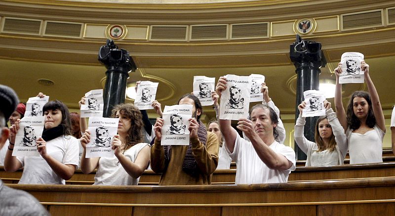 La causa de Haidar marca al primera jornada de puertas abiertas del Congreso de los Diputados