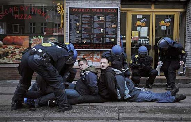 Críticas a la actuación policial contra los activistas detenidos en Copenhague